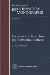 book Lectures and exercises on functional analysis