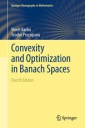 book Convexity and optimization in Banach spaces