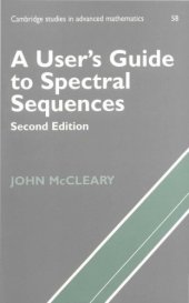 book A user's guide to spectral sequences