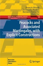 book Peacocks and Associated Martingales, with Explicit Constructions 