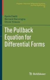 book The Pullback Equation for Differential Forms 