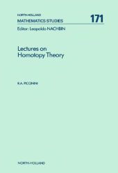 book Lectures on homotopy theory