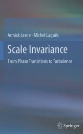 book Scale Invariance: From Phase Transitions to Turbulence