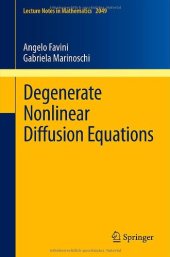 book Degenerate Nonlinear Diffusion Equations 