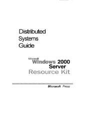 book Распределенные системы. Ресурсы Microsoft Windows 2000 Server