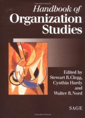 book Handbook of Organization Studies