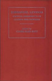 book Emmanuel Levinas Critical Assessments Vol. III