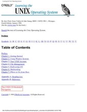 book Learning the Unix Operating System
