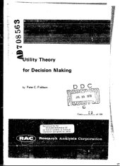 book Utility Theory for Decision Making