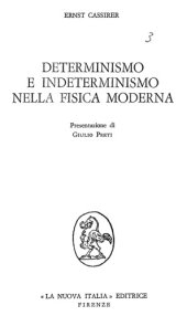 book Determinismo e indeterminismo nella fisica moderna