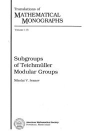 book Subgroups of Teichmuller Modular Groups