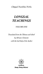 book Longsal Teachings: Volume 1