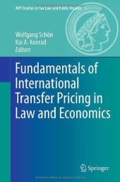 book Fundamentals of International Transfer Pricing in Law and Economics