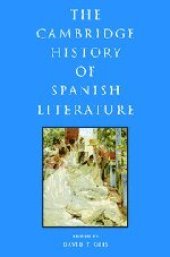 book The Cambridge History of Spanish Literature