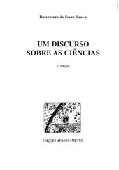 book Um Discurso Sobre as Ciências