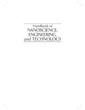 book Handbook of Nanoscience, Engineering, and Technology (Electrical Engineering Handbook)