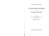 book De proportionibus proportionum and Ad pauca respicientes