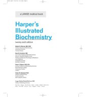 book Harper's Illustrated Biochemistry (LANGE Basic Science)