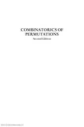 book Combinatorics of Permutations