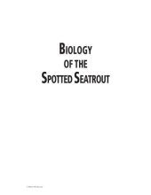 book Biology of the Spotted Seatrout (Marine Biology)