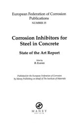 book B0773 Corrosion inhibitors for steel in concrete (EFC 35) (matsci)