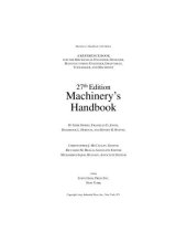 book Machinery's Handbook, 27th Edition (Toolbox Edition)