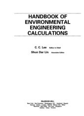 book Handbook of Environmental Engineering Calculations