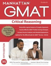 book Manhattan GMAT Strategy Guide 6 : Critical Reasoning