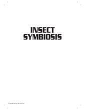 book Insect Symbiosis (Contemporary Topics in Entomology)