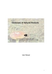 book Dictionary of Natural Products on CD-ROM