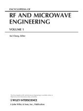 book Encyclopedia of RF and Microwave Engineering , 6-Volume Set