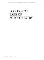 book Ecological Basis of Agroforestry