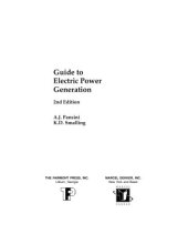 book Guide to Electric Power Generation, Second Edition