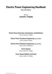 book Electric Power Generation, Transmission, and Distribution, (Electric Power Engineering)