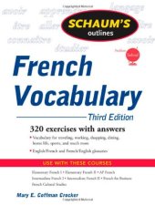 book Schaum's Outline of French Vocabulary, 3ed