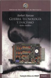 book Guerra, tecnología y fascismo, textos inéditos