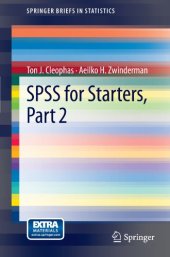 book SPSS for Starters, Part 2