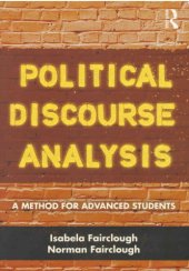 book Political Discourse Analysis. A method for advanced students