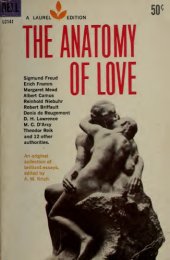 book The Anatomy of Love