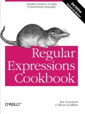 book Regular Expressions Cookbook