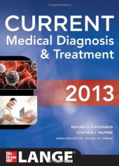 book CURRENT Medical Diagnosis and Treatment 2013