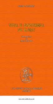 book Vita e dottrina di Kant