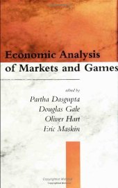 book Economic Analysis of Markets and Games: Essays in Honor of Frank Hahn