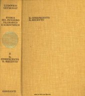 book Storia del pensiero filosofico e scientifico: il Cinquecento - il Seicento