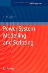 book Power System Modelling and Scripting