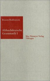 book Althochdeutsche Grammatik I: Laut- und Formenlehre