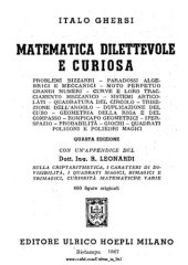 book Matematica dilettevole e curiosa