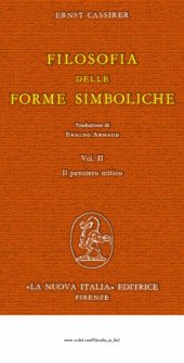 book Filosofia delle forme simboliche: il pensiero mitico