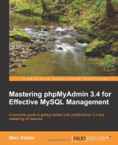 book Mastering phpMyAdmin 3.4 for Effective MySQL Management