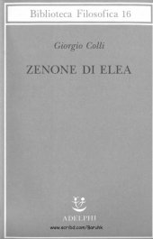 book Zenone di Elea: lezioni 1964-1965